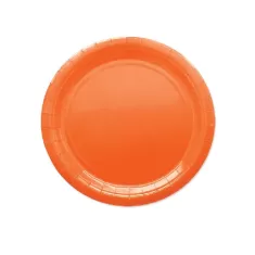 Piatto carta Arancio cm.18 pz.25