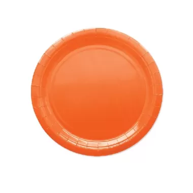 Piatto carta Arancio cm.18 pz.25