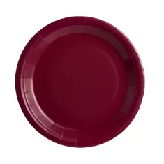 Piatto carta Bordeaux cm.23 pz.25