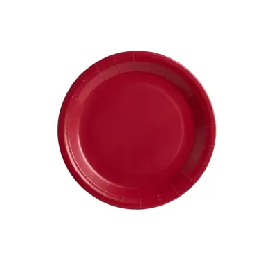 Piatto carta Rosso cm.18 pz.25