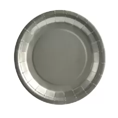 Piatto carta Argento cm.23 pz.25