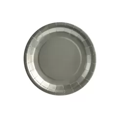Piatto carta Argento cm.18 pz.25