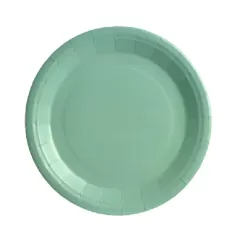 Piatto carta Verde Acqua cm.23 pz.25