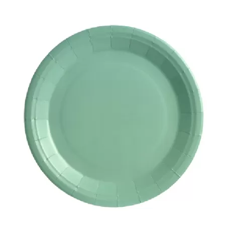 Piatto carta Verde Acqua cm.23 pz.25