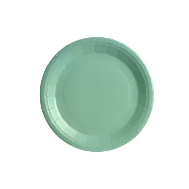 Piatto carta Verde Acqua cm.18 pz.25