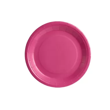 Piatto carta Fucsia cm.18 pz.25