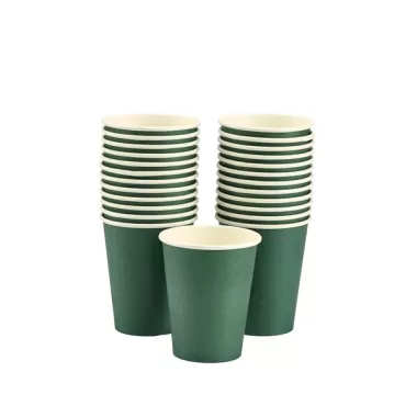 Bicchiere carta 295ml Verde Smeraldo pz.25