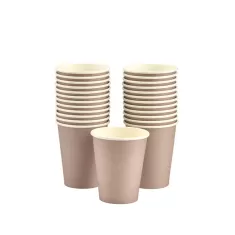 Bicchiere carta 295ml Sabbia pz.25