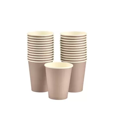 Bicchiere carta 295ml Sabbia pz.25