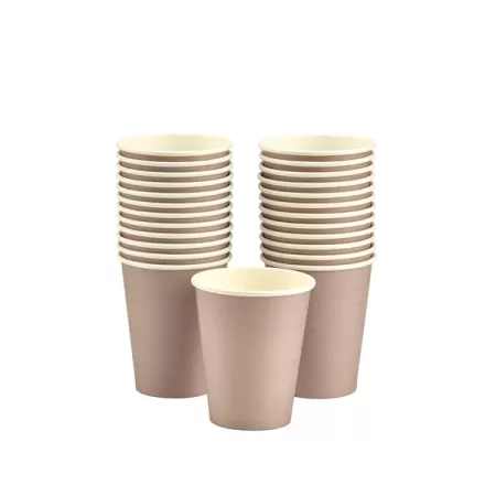 Bicchiere carta 295ml Sabbia pz.25