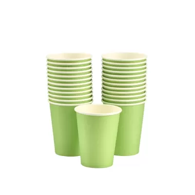 Bicchiere carta 295ml Verde Pistacchio pz.25
