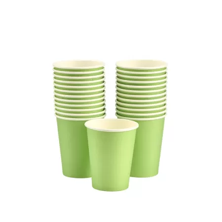 Bicchiere carta 295ml Verde Pistacchio pz.25
