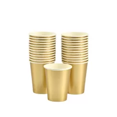 Bicchiere carta 295ml Oro pz.25