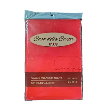 TOVAGLIA TNT ROSSO cm160x260 8 posti