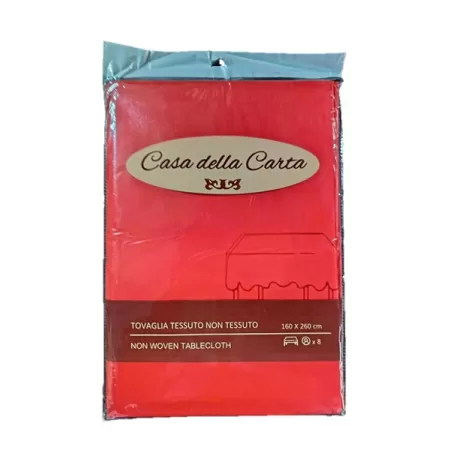 TOVAGLIA TNT ROSSO cm160x260 8 posti