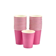 Bicchiere carta 295ml Fucsia pz.25