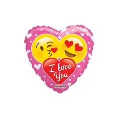 18" CUORE I LOVE YOU EMOTICONS