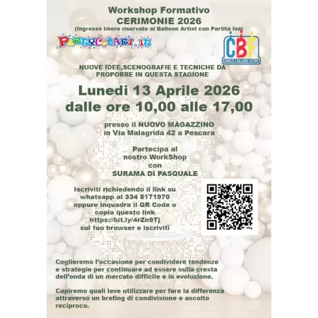 WORKSHOP Cerimonie 2026