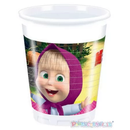 BICCHIERI MASHA E ORSO pz.8